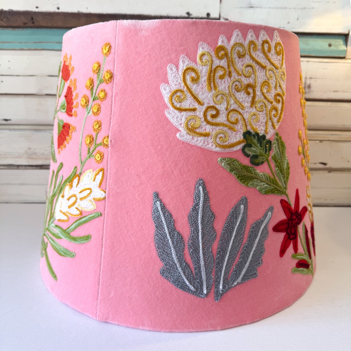 Native Garden Pink Tapered Shade