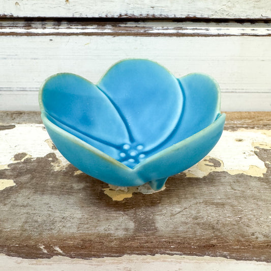 Flower Petal Dish - Sky Blue