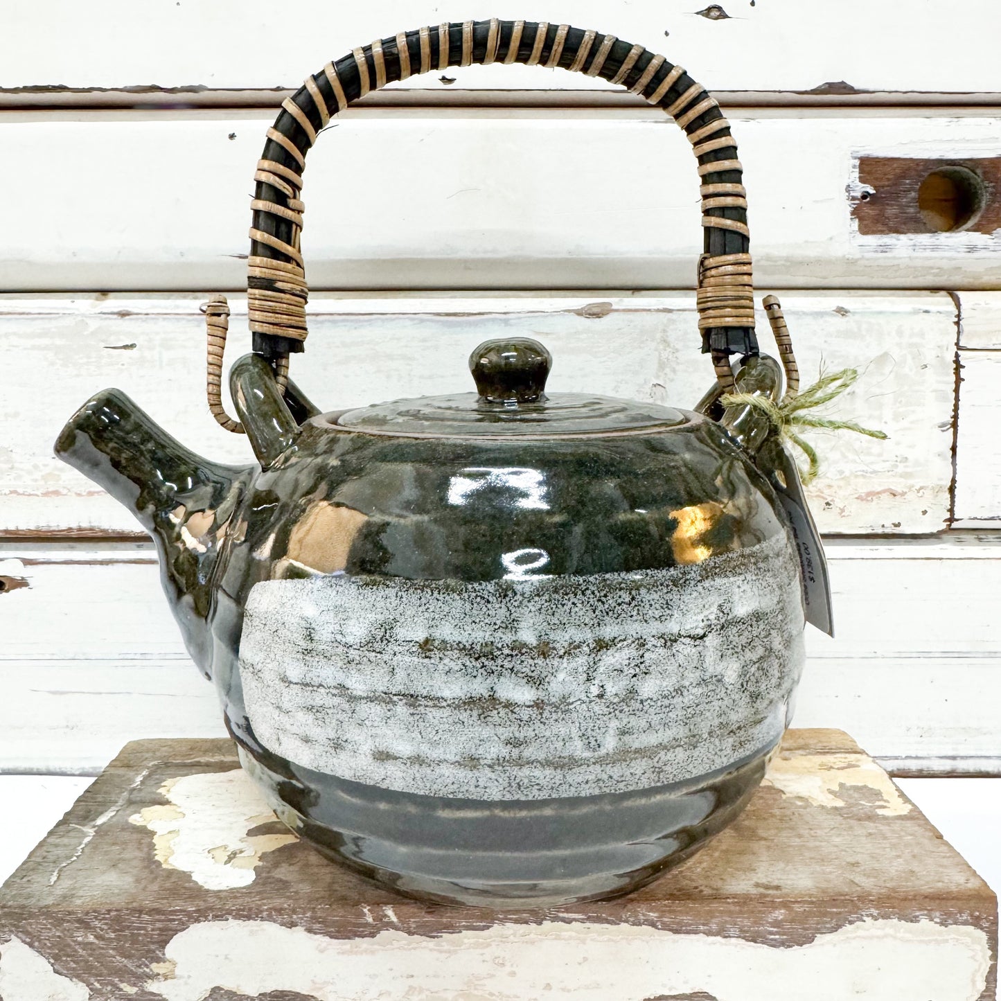 Oribe Shirohake Tea Pot
