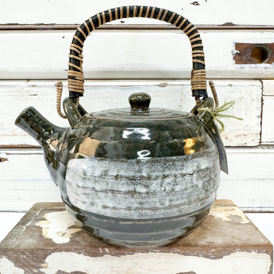 Oribe Shirohake Tea Pot