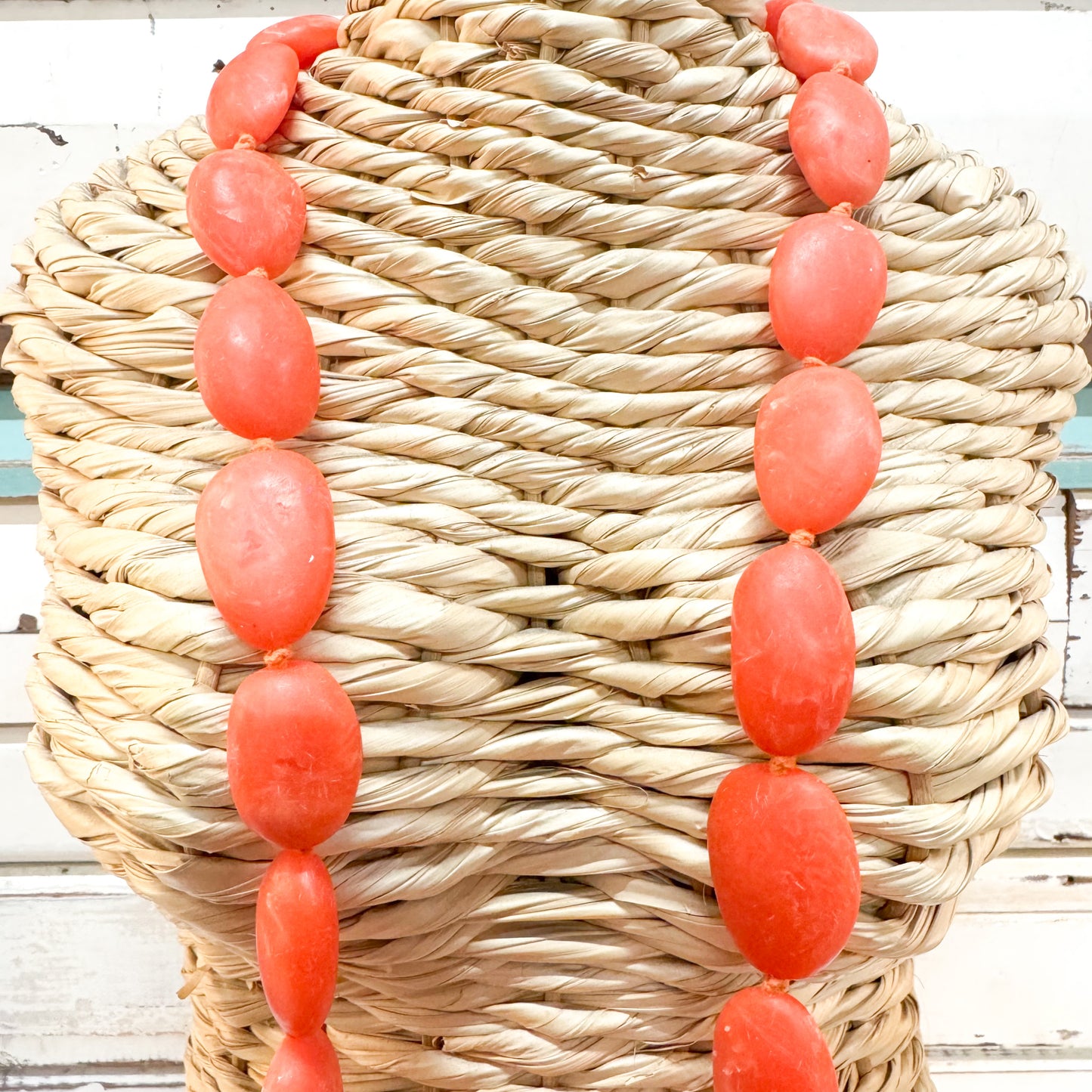 Pebble Necklace - Tangerine