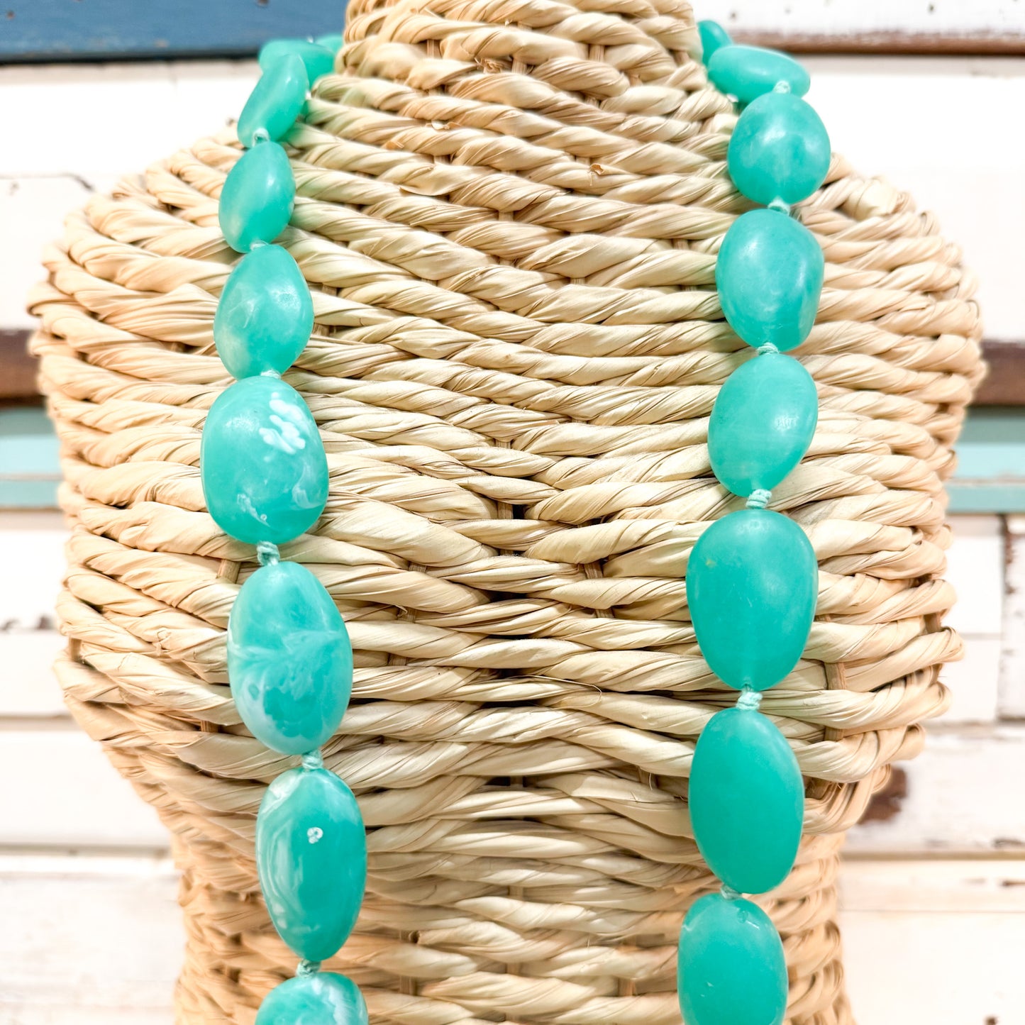 Pebble Necklace - Kiwi Green