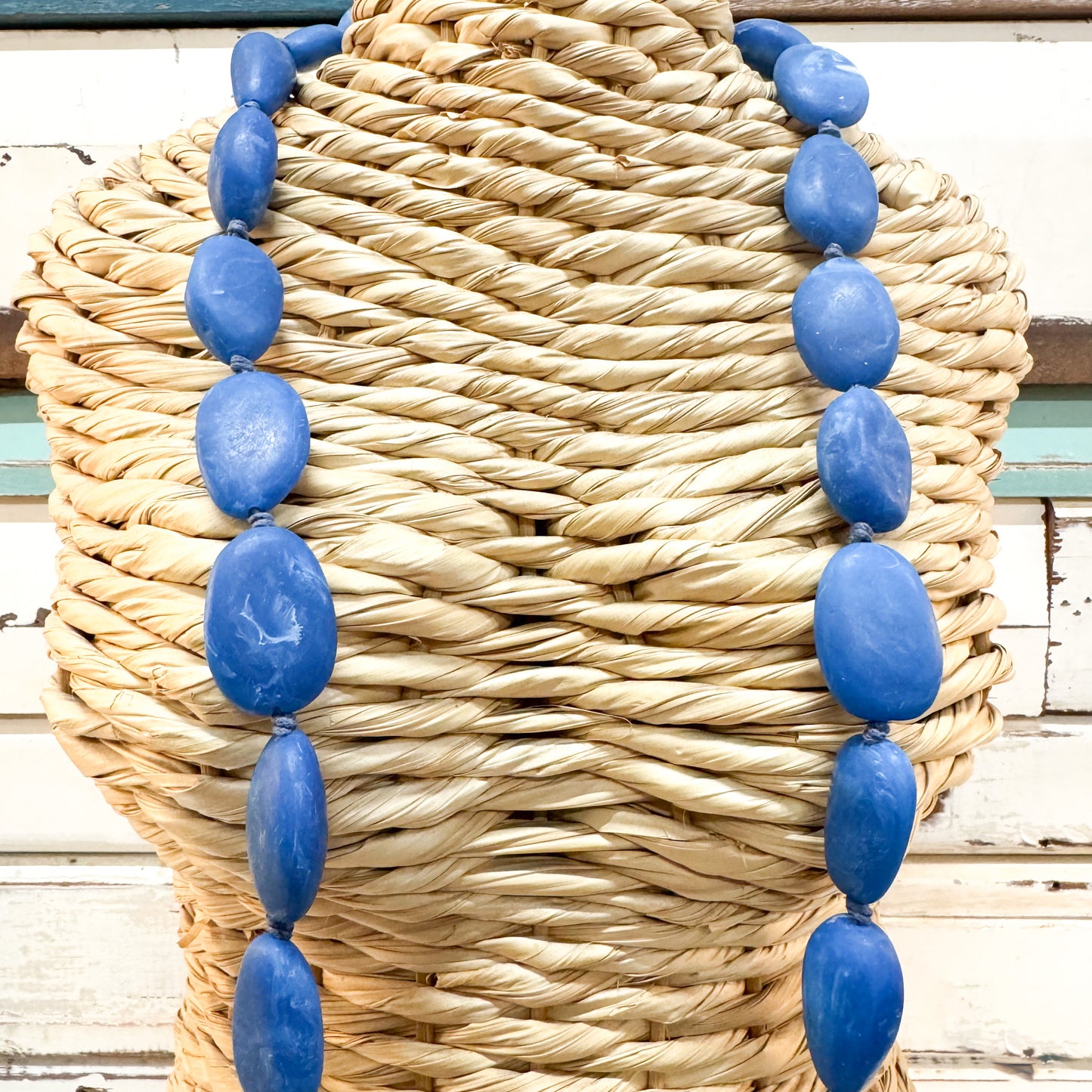 Pebble Necklace - Blueberry