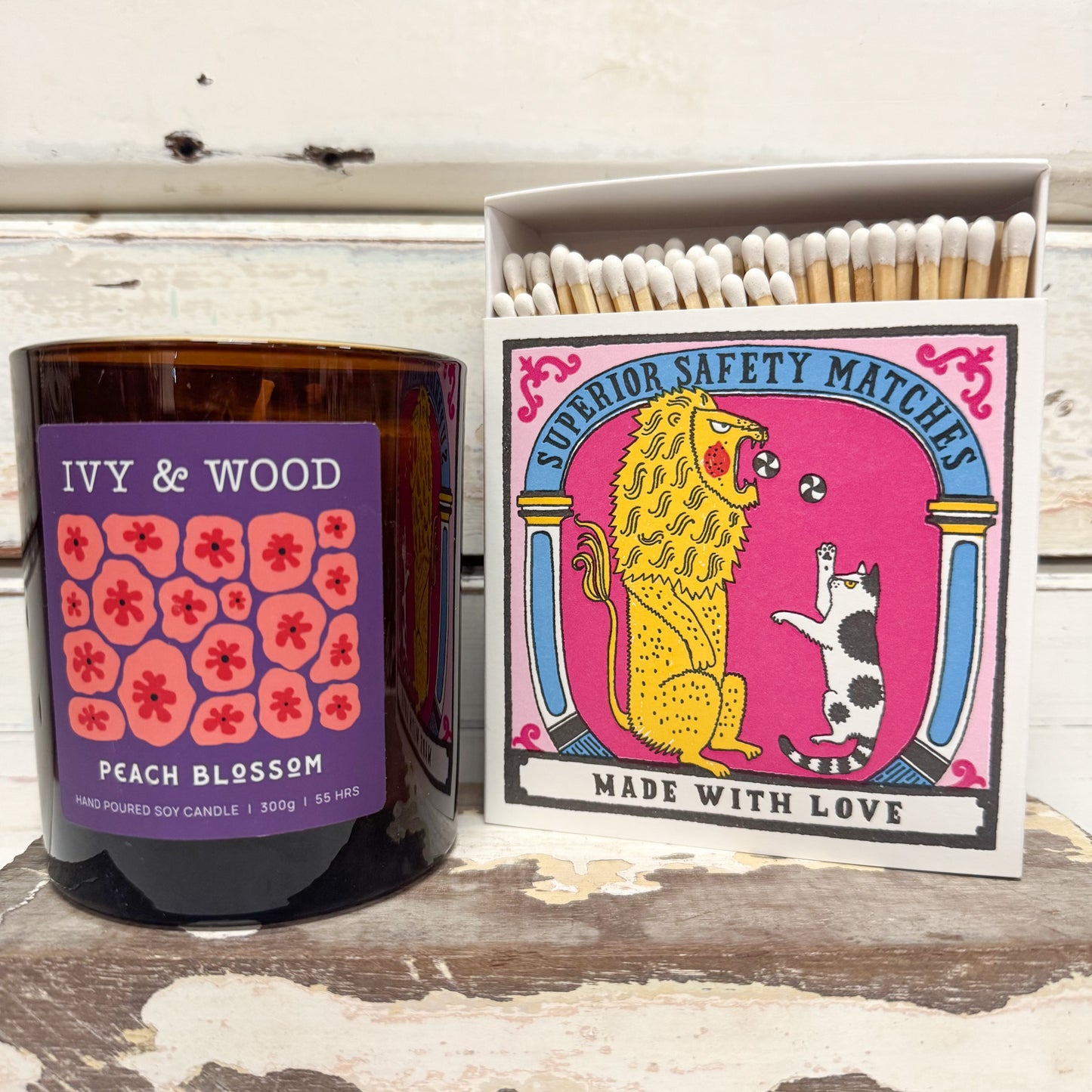 Big Cat Little Cat | Square - Safety Matches