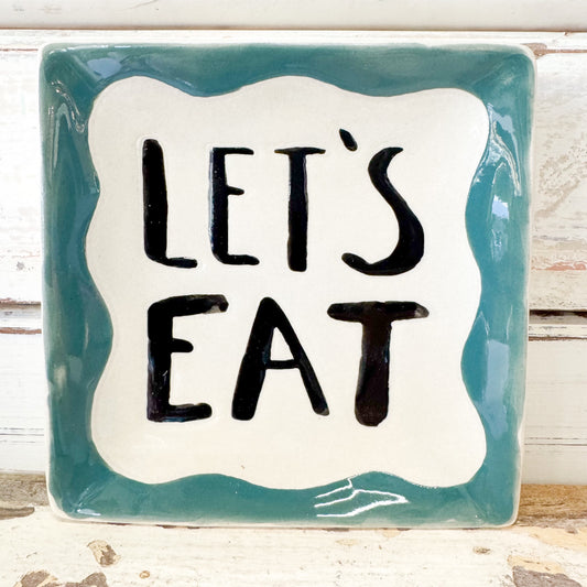 Let's Eat Plate