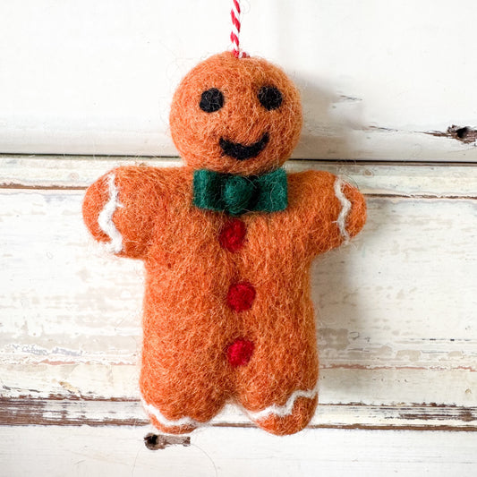 Felt Gingerbread Man