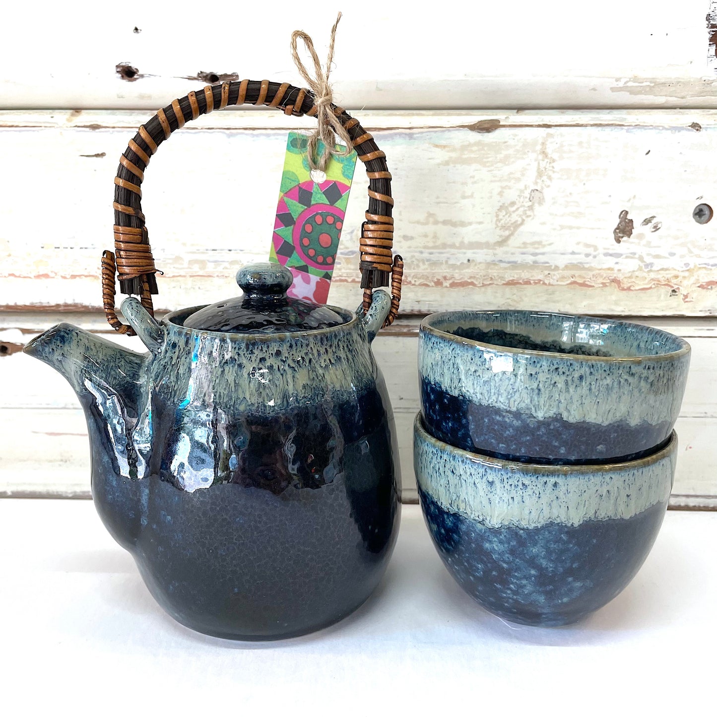 Yohen Blue Tea Cup