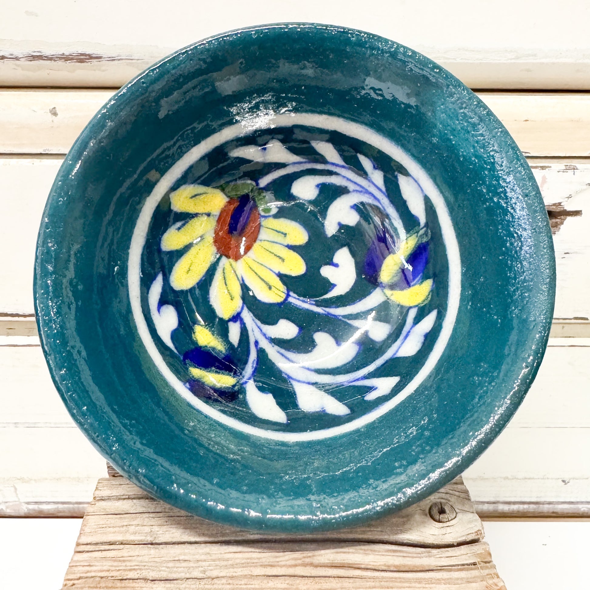 Indian Ceramics - Buttercup Bowl 10cm