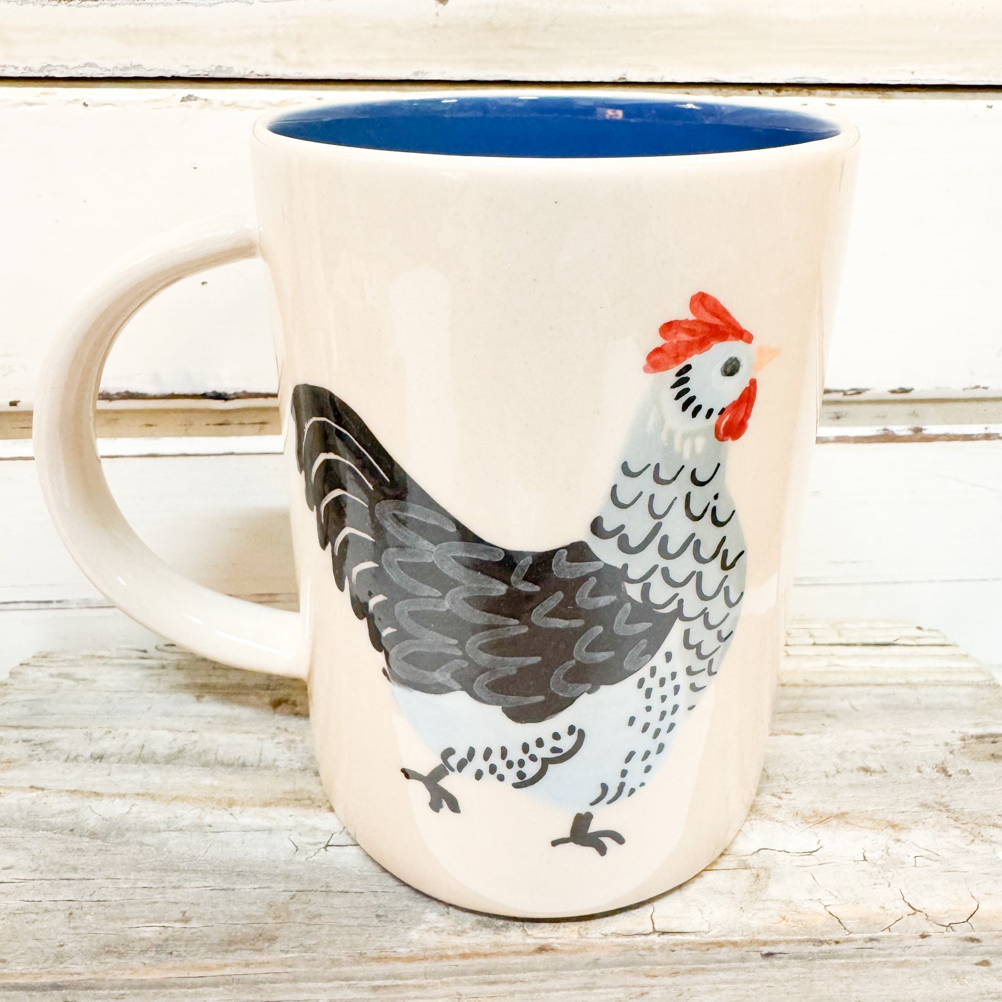 Mug with a chicken design Jones & Co - Coop Cornflower Mug