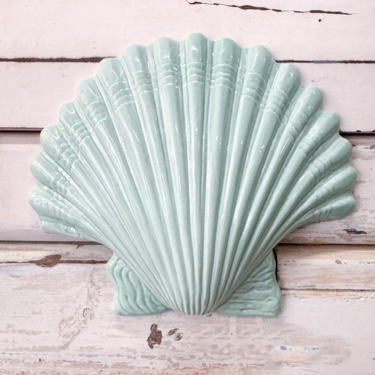 Light blue ceramic shell -Jones & Co - Icon Spring Green Shell
