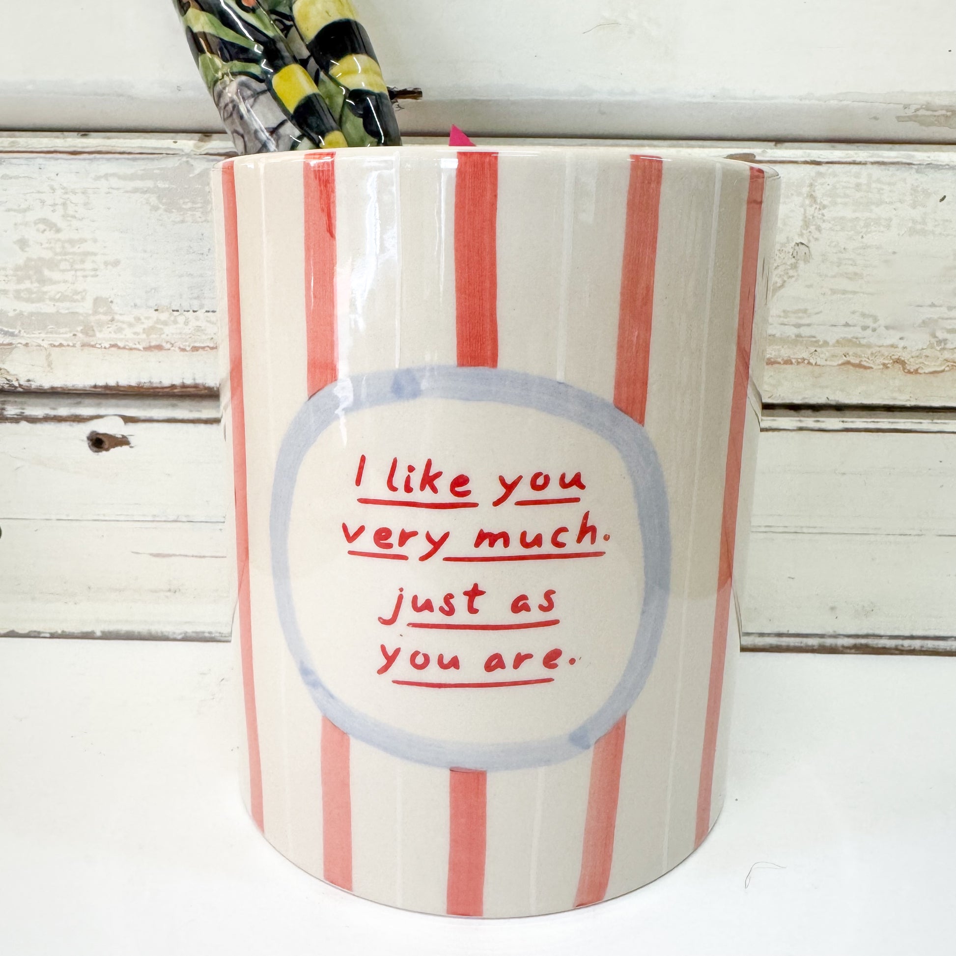 'I like you very much. Just as you are.' Jones & Co - Love Notes Holdall - Just the Way