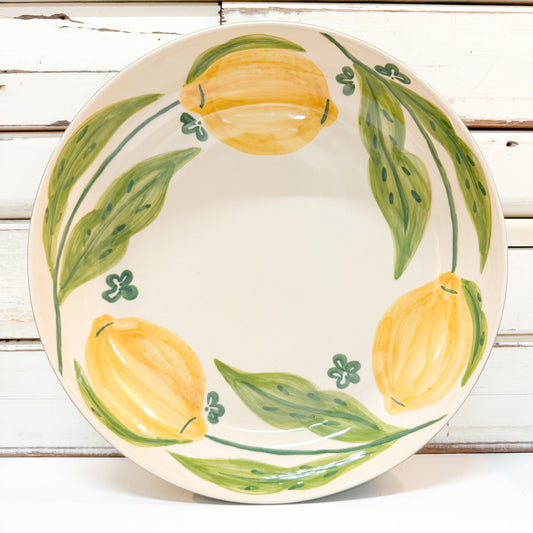 Ceramic bowl with lemon design - Jones & Co - Tavola Bowl