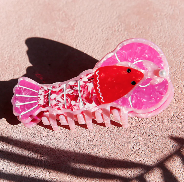 KINGSTON JEWELLERY Lobster Hair Claw PINK