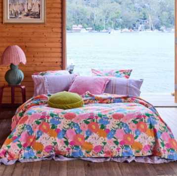 Kip & Co - Follow The Sun Organic Cotton Quilt Cover floral bedding 