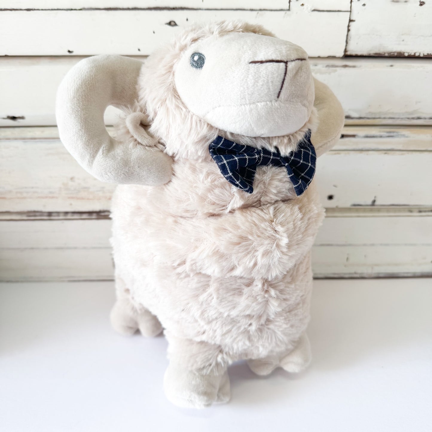Plush toy sheep with a bow tie - Lily & George - Liam The Ram