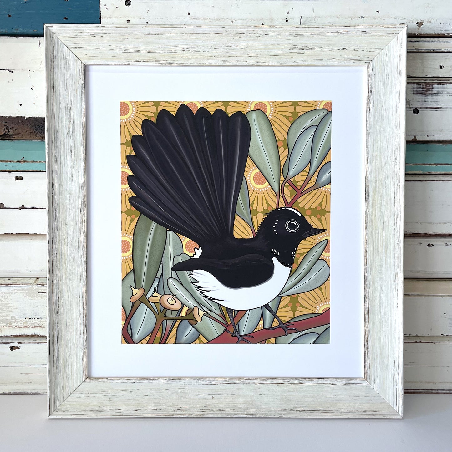 Meg's Willy Wagtail art print