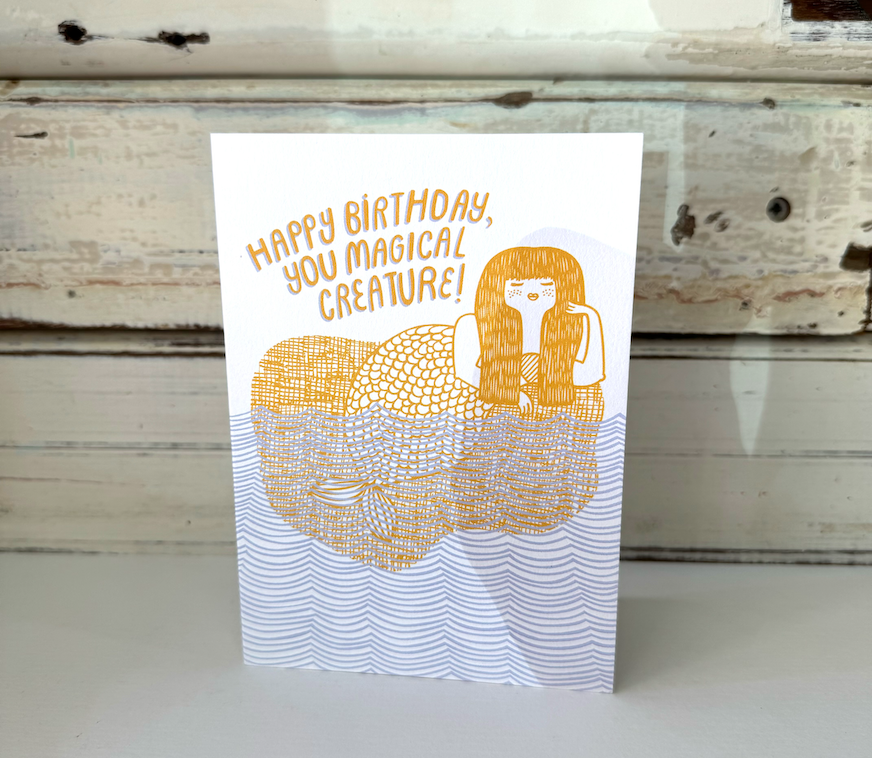 Mermaid Birthday Card