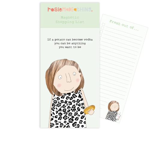 ROSIE MADE A THING Potato  Magnetic Shopping List