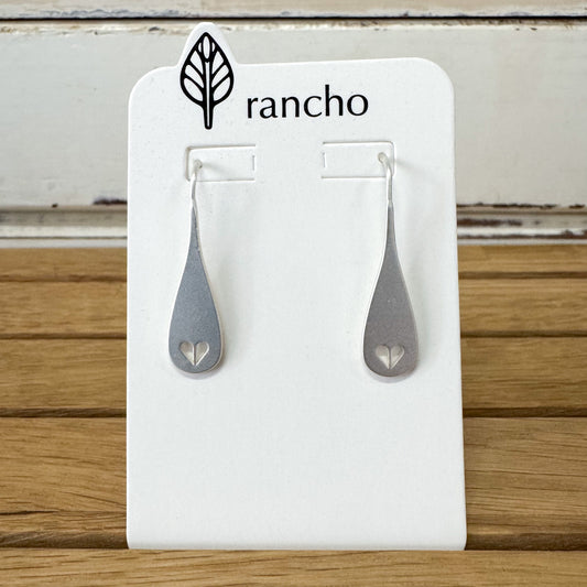Rancho Designs - Heart Spoon Earrings