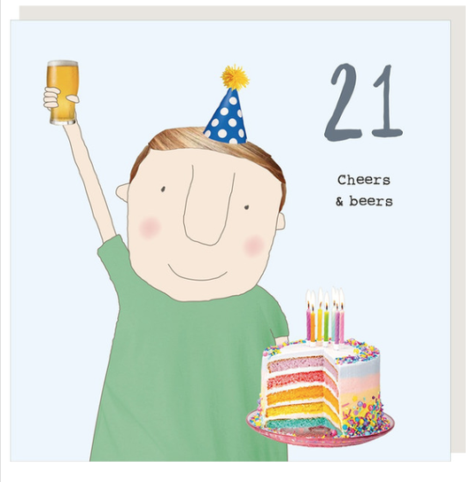 21st Beers Card