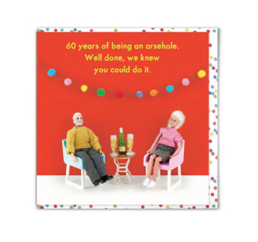 60th Knew You Could do it Card