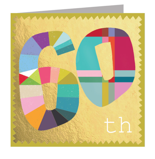 Foil 60th Card