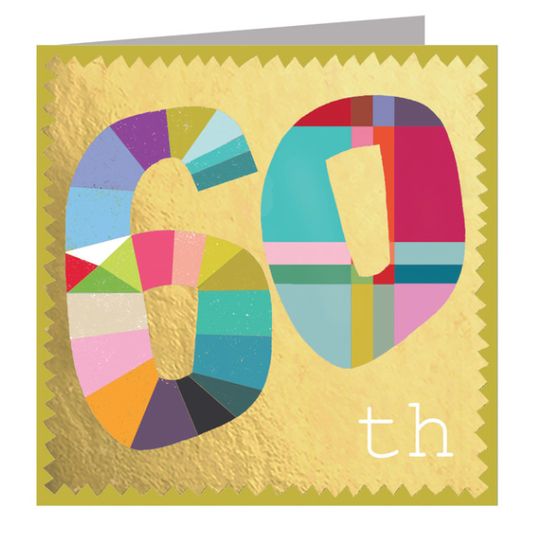 Foil 60th Card