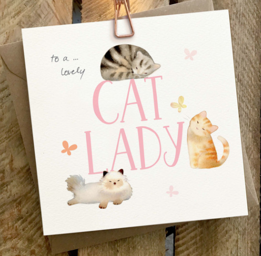 Cat Lady Card