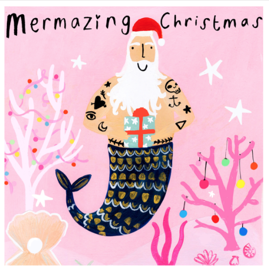 Mermazing Christmas Card