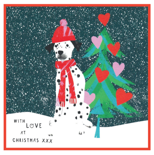Christmas Dalmation card