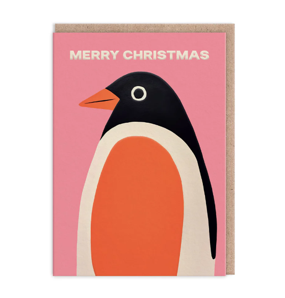 Penguin Christmas Card