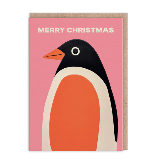 Penguin Christmas Card