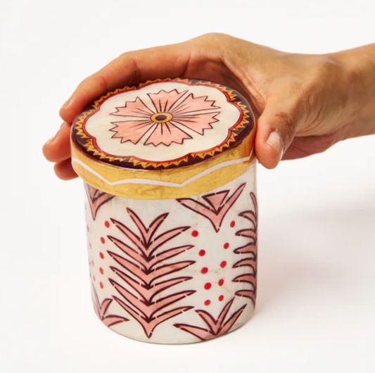 Samira Tall Pink Flower Box