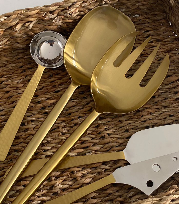 Brushed Brass Stainless Steel Scoop