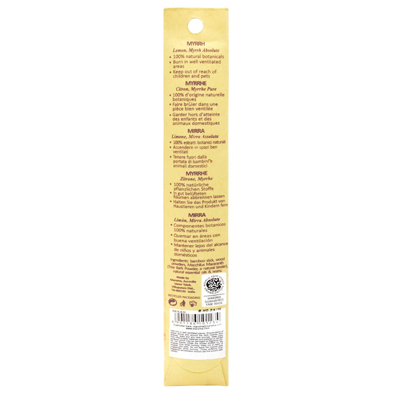 Maroma Incense - Myrrh