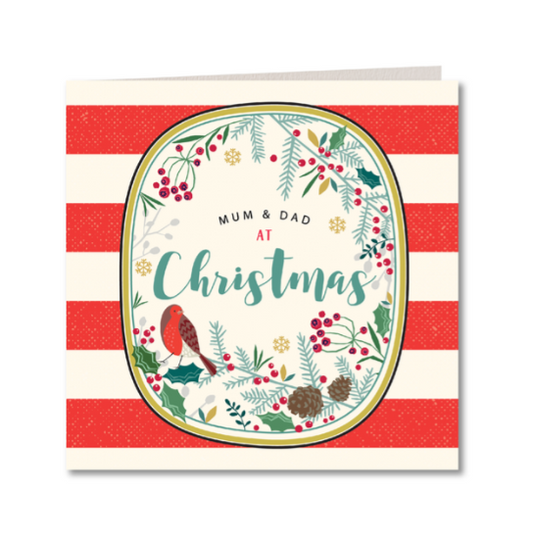 Mum & Dad at Christmas Card