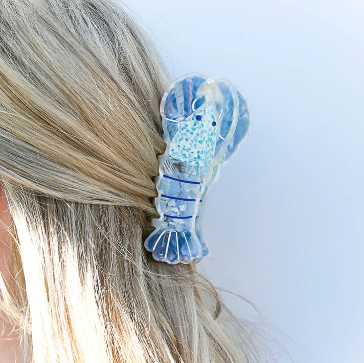 Lobster Hair Claw - Blue