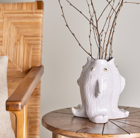 Trio Fish Vase