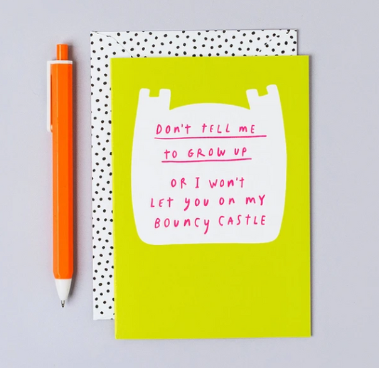 Don't Tell Me Card