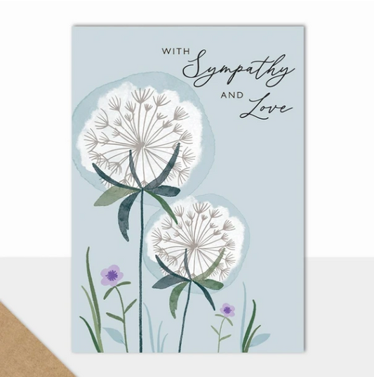 With Sympathy & Love Card