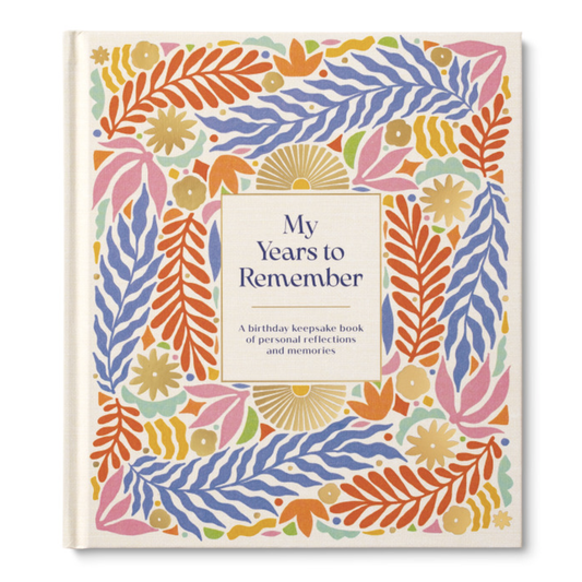 My Years To Remember Keepsake Book