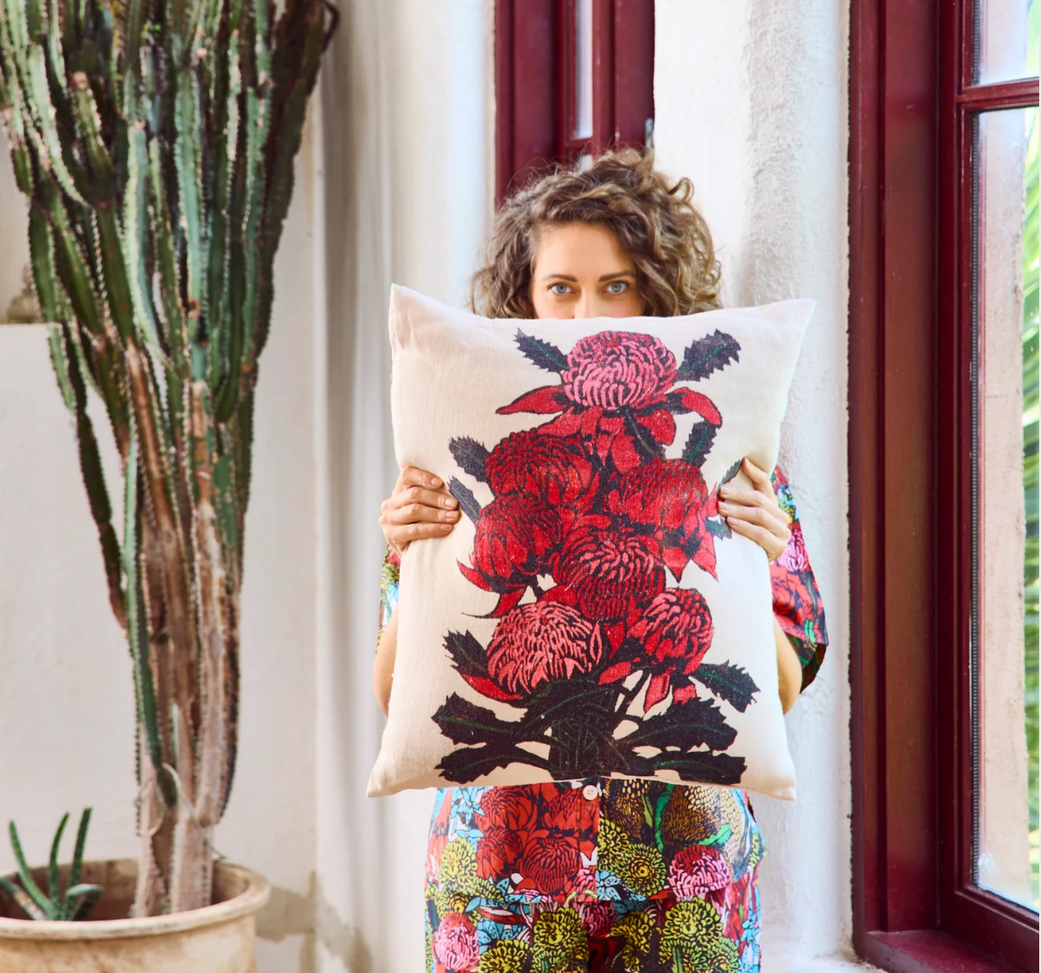 Waratah Upholstery Cushion