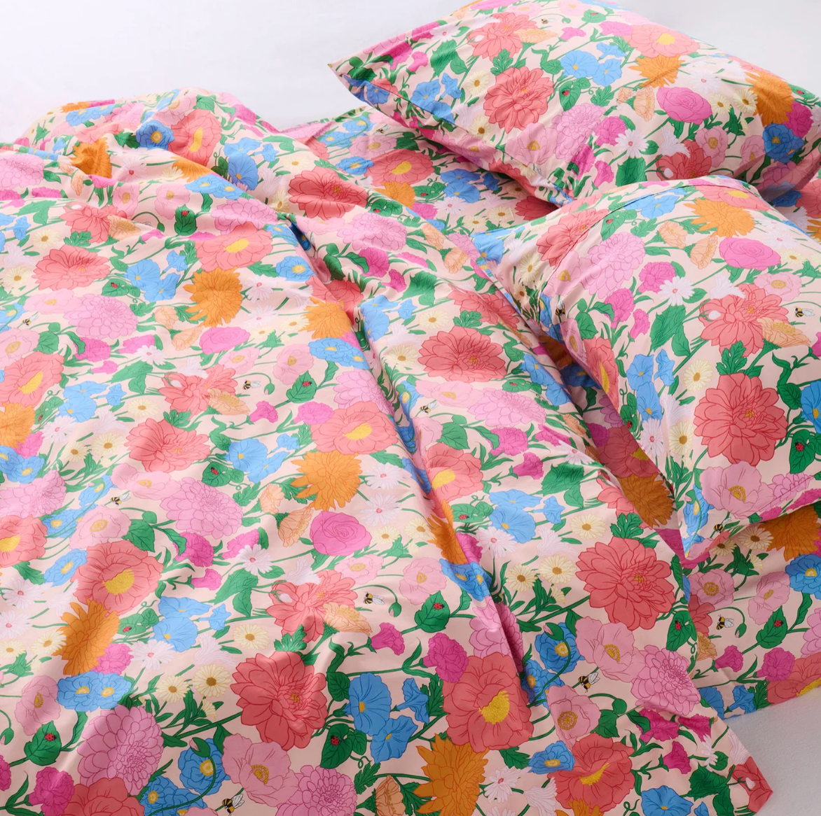 Follow The Sun Organic Cotton Fitted Sheet
