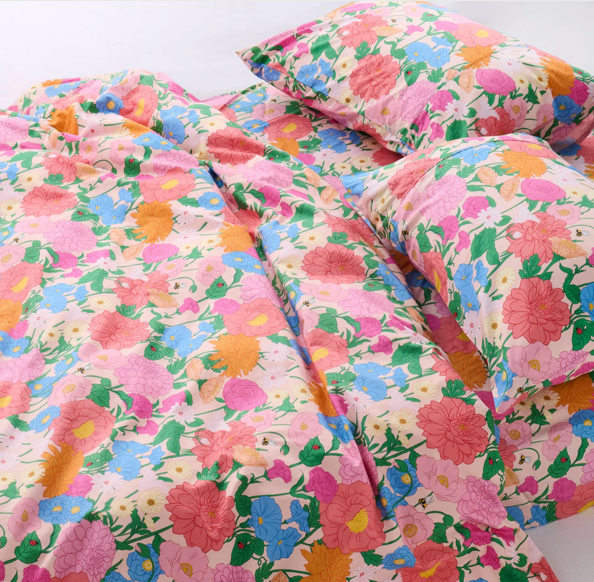 Follow The Sun Organic Cotton Quilt Cover