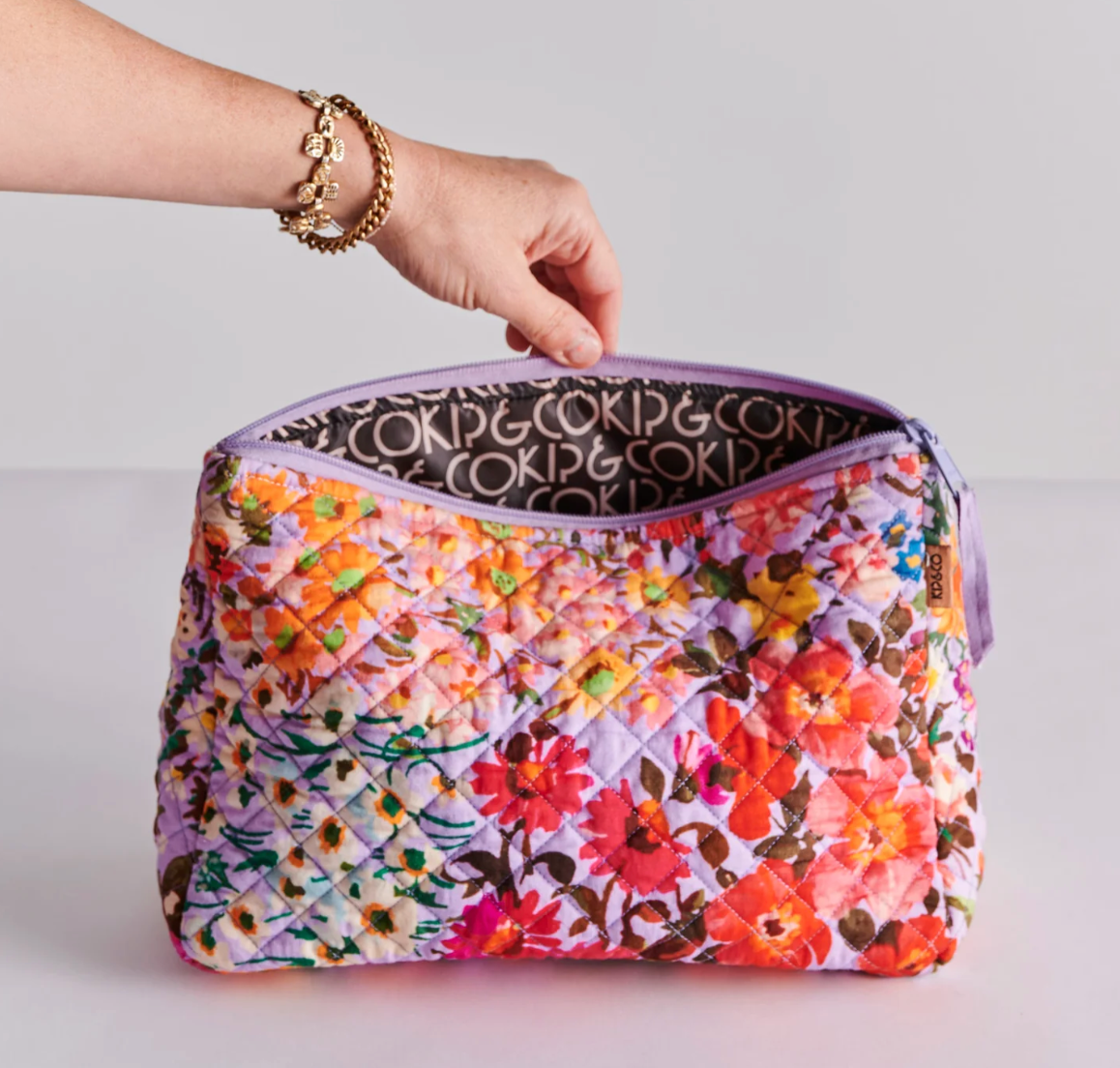 Forever Floral Lilac Toiletry Purse