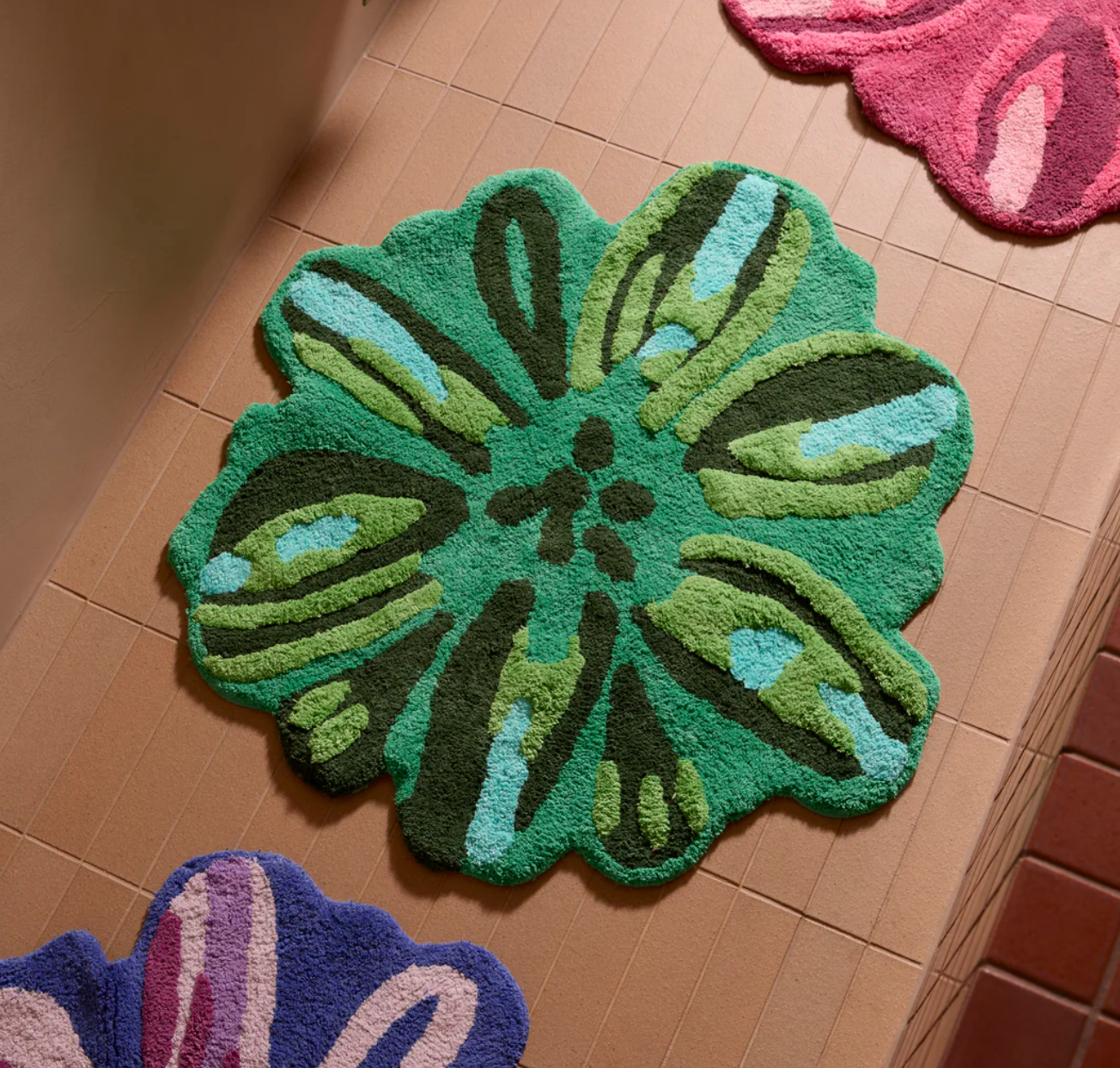 Meadow Green Bath Mat