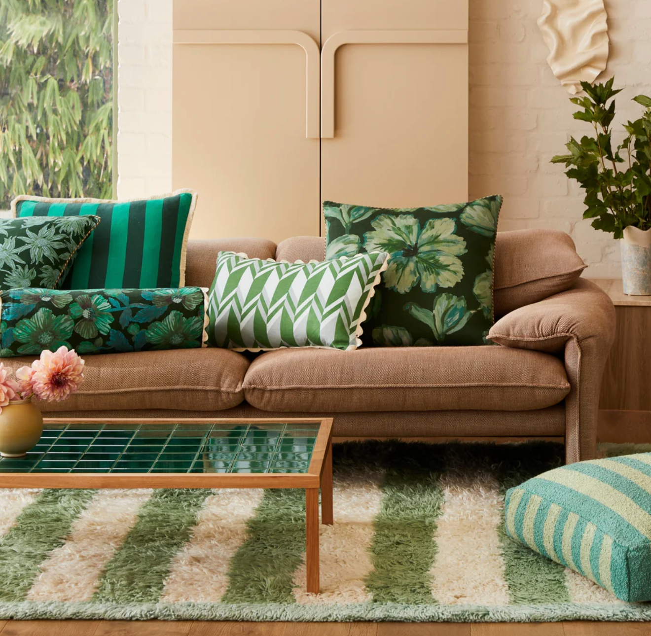 Tulip Forest 60cm Cushion