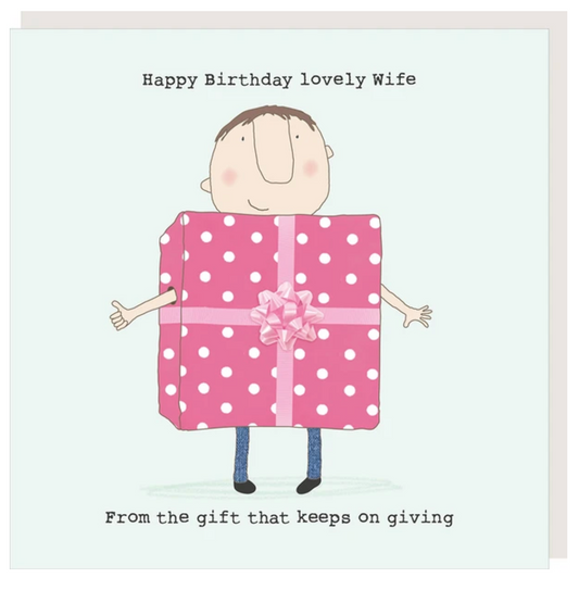Wife Kisses Card