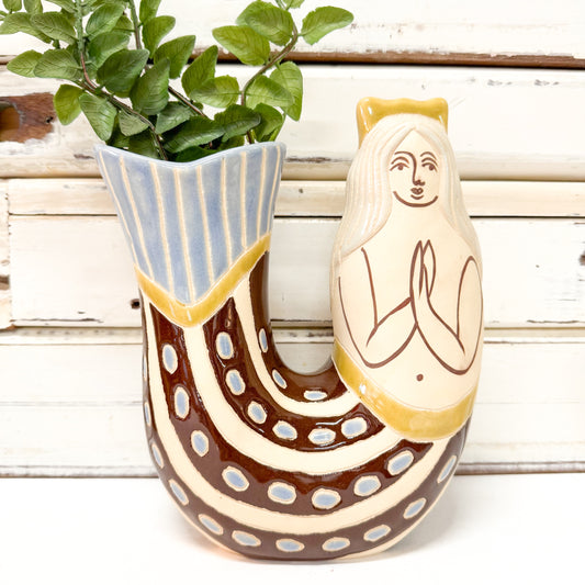 Jones & co mermaid vase