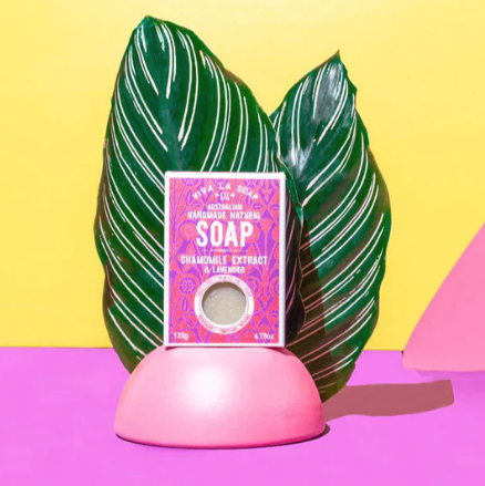 VIVA_LA_BODY Chamomile Extract Lavender Natural Soap